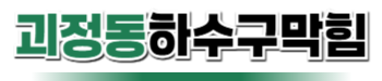괴정동하수구막힘